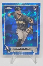 Ivan Castillo Rookie Card 2022 Topps Chrome Sapphire Edition #140 Padres ⚾ . rookie card picture