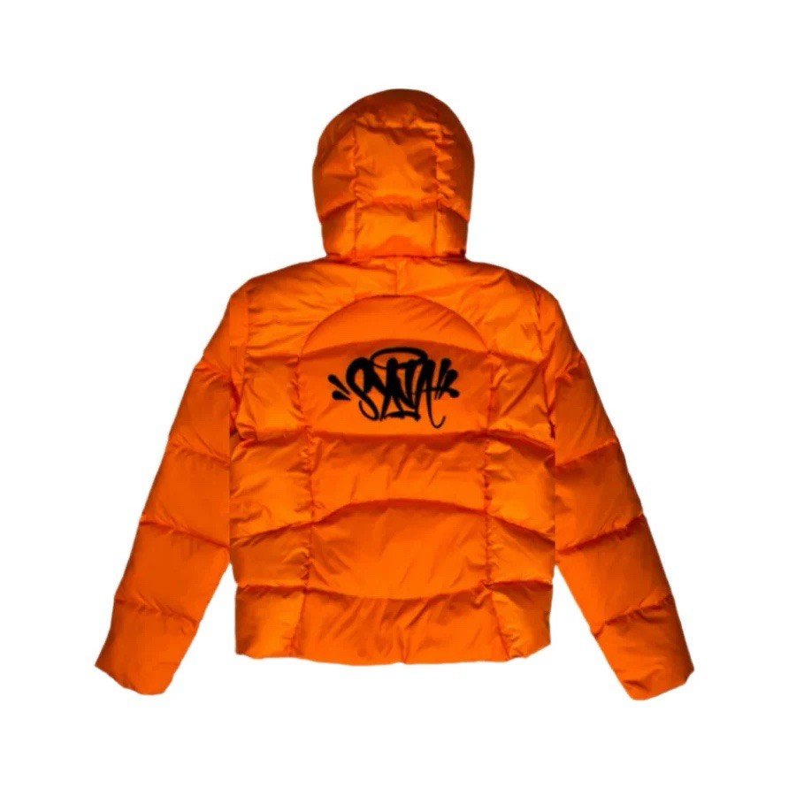 SYNA World Wave Puffer Jacket Orange Small Brand New RRP £350