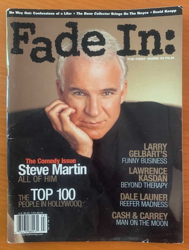 Fade In: Magazine Vol. 5 No. 3; Steve Martin, David Koep, Man on the moon