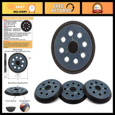 5" Hook and Loop Sander Pads - 8 Hole Replacement Sanding Discs 4 Pack 