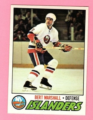 1977-78 O-Pee-Chee #206 Bert Marshall New York Islanders  -  See Pics