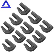 10Pcs G70 3/8" Weld On Chain Grab Hook Tow Hook Tractor Bucket Trailer Tie Down