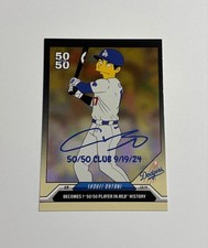 Shohei Otani 50/50 Achievement Autograph Custom Card The Simpsons Baseball MLB