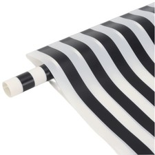 20 PCS 23x23 Inch Black Striped Flower Wrapping Paper Waterproof Bouquet Wrap