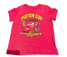 Lightning McQueen Graphic Print Disney Pullover T-shirt Boy Infant Sz 12 Mo