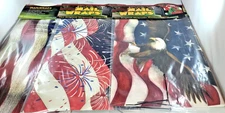 Lot 3 Magnet Work Mailbox Wraps Cover Magnetic Mail USA Flag & 4th July & Eagle