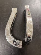 G Body Rear Trunk Hinge Hinges Cover Set Pair 2 Pcs Chrome Engraved