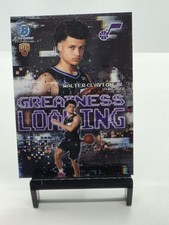 2025-26 Bowman Walter Clayton Jr. Greatness Loading Rookie Utah Jazz #GL-18