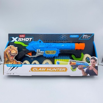 X-SHOT Zuru Dino Attack Claw Hunter (1 Blaster, 24 Darts, 6 Eggs)