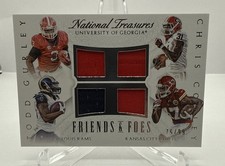 2015 Panini National Treasures Gurley Conley Friends & Foes FF-GC Rookie Patch …