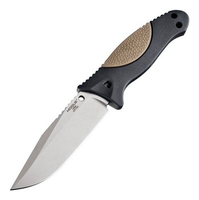 Hogue Knives EX-F02 4.5'' Clip Point Tumbled 154CM FDE 35273