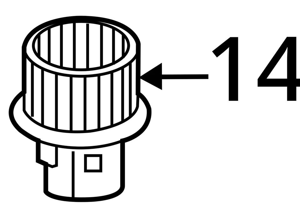 2013 Mercedes-Benz E-Class Heater AC Blower Motor OEM 141K Miles - LKQ415047784 - Image 4 of 4