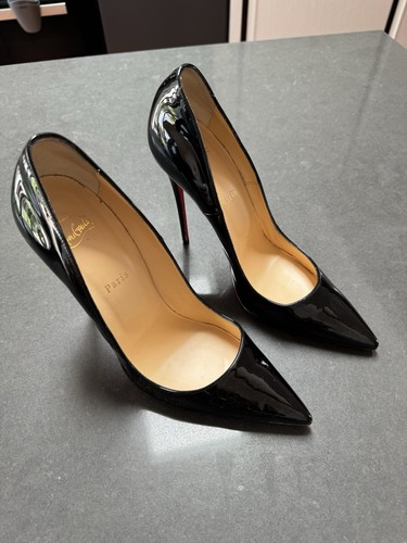 Christian Louboutin 120mm So Kate  Size EUR42 Fits 40-41 - Patent  Black Leather