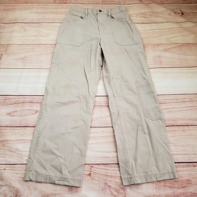 H&M Pants Womens 4 Beige Utility Carpenter 100% Cotton Workwear Casual