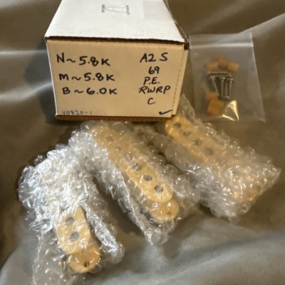 GHOST WINDERS PICKUPS NMB 5.8 5.8 6k A2S P.E. RWRP strat set NEW