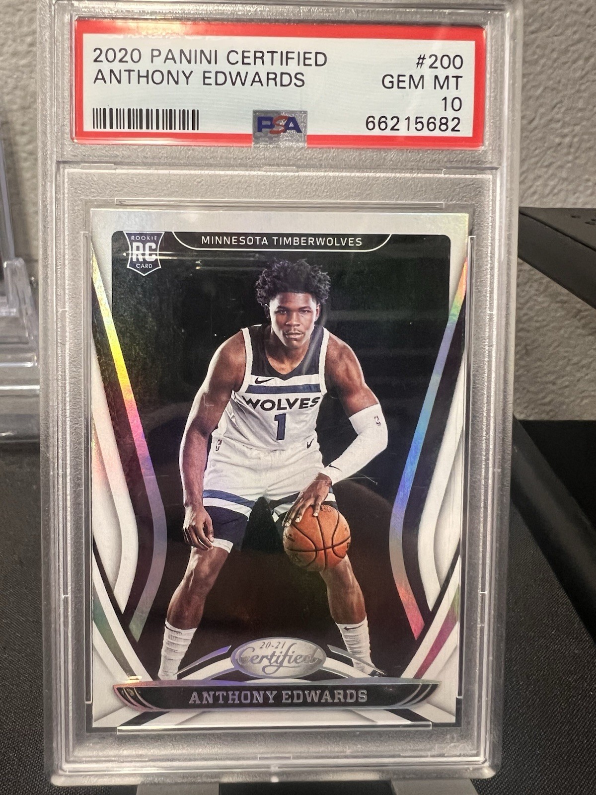 2020-21 Panini Certified Anthony Edwards #200 (RC) PSA 10