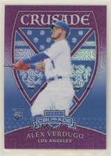 2018 Panini Chronicles Crusade Purple Mojo Prizm 19/99 Alex Verdugo #11 01xd