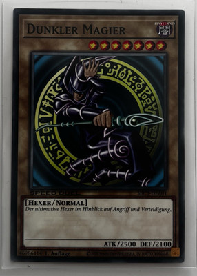Konami Dunkler Magier Normal Speed Duel SBC1-DEA01 Deutsch ATK 2500 DEF 2100