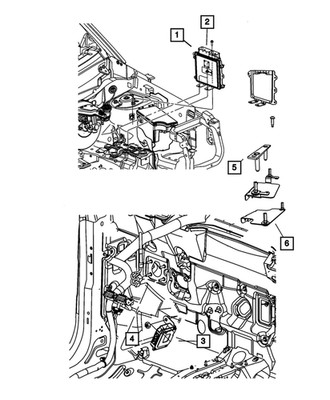 Genuine Mopar Alignment Plate 68050655AA