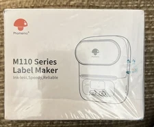 Phomemo M110 Portable Thermal Label Printer Bluetooth Label Maker Machine PINK