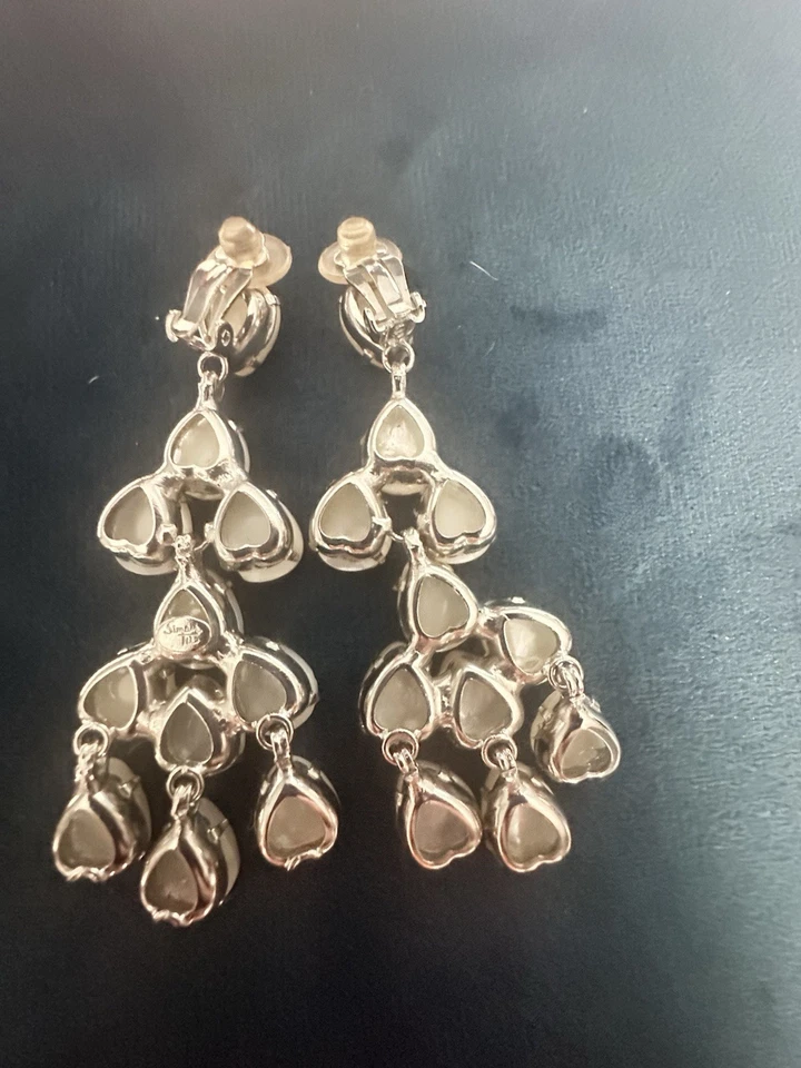 Pendientes Siman Tu, blancos Foto 2 de 4