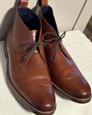 Cole Haan Chukka Boots Brown Leather C28099 Men 10.5 M Lace  display picture 3