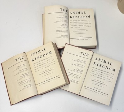 3-vol set encyclopedias The Animal Kingdom  mammals fish reptiles birds insects