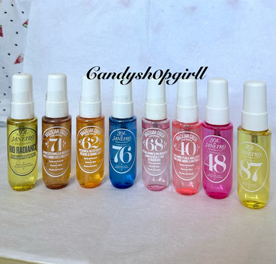 8PC SOL DE JANEIRO Brazilian Cheirosa 71/62/48/87 Rio Radiance Perfume Mist 30ml