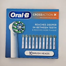 Oral-B CrossAction X Replacement Brush Heads (10 Count)