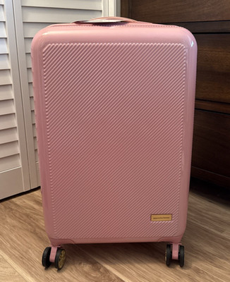 Samantha Brown 26  Hardside Spinner Luggage Suitcase Blush Pink NWT