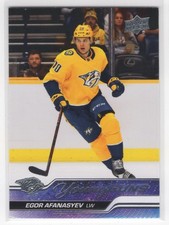 2023-24 Upper Deck Young Guns Egor Afanasyev Rookie Nashville Predators #226