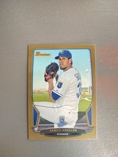 2013 Bowman - James Shields #124 Gold Border (JGA)