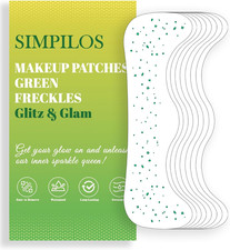 Green Face Glitter - Waterproof and Long-Lasting Body Glitter Freckles, Sparkle