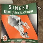 Singer Vintage Blind Stitch Attachment 160616 Original Box With Instructions — photo 5
