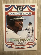2014 Donruss Diamond Kings David Ortiz Press Proof /99 Boston Red Sox Legend