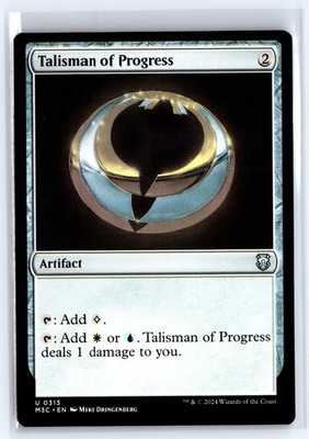 Talisman of Progress 313 Commander: Modern Horizons 3 Magic: The Gathering NM