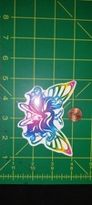 Rainbow Fairy Vinyl Sticker Die Cut Holographic Waterproof Cute Laptop Decal