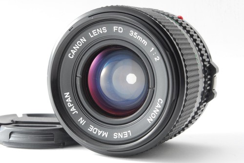 【EXC+5】CANON NEW FD NFD 35mm F/2 MF Wide Angle Lens For FD Mount From JAPAN
