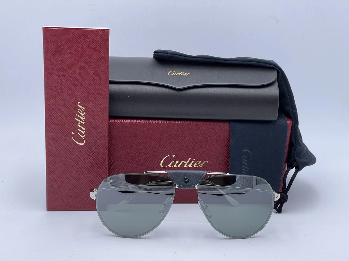 Cartier Aviator Sunglasses for Men for sale - eBay Cartier CT0163S
