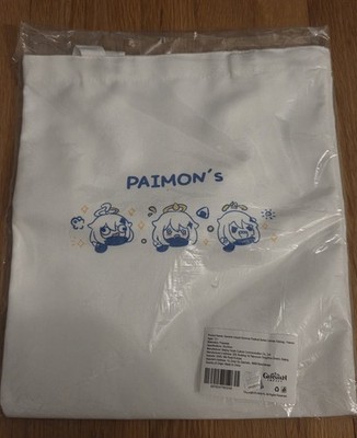 Genshin Impact - Summer Festival Paimon Canvas Totebag - Brand New