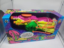 H15 Trendmasters Cyber Blaster X3 Neon NIB Sound Gun Toy Trigger