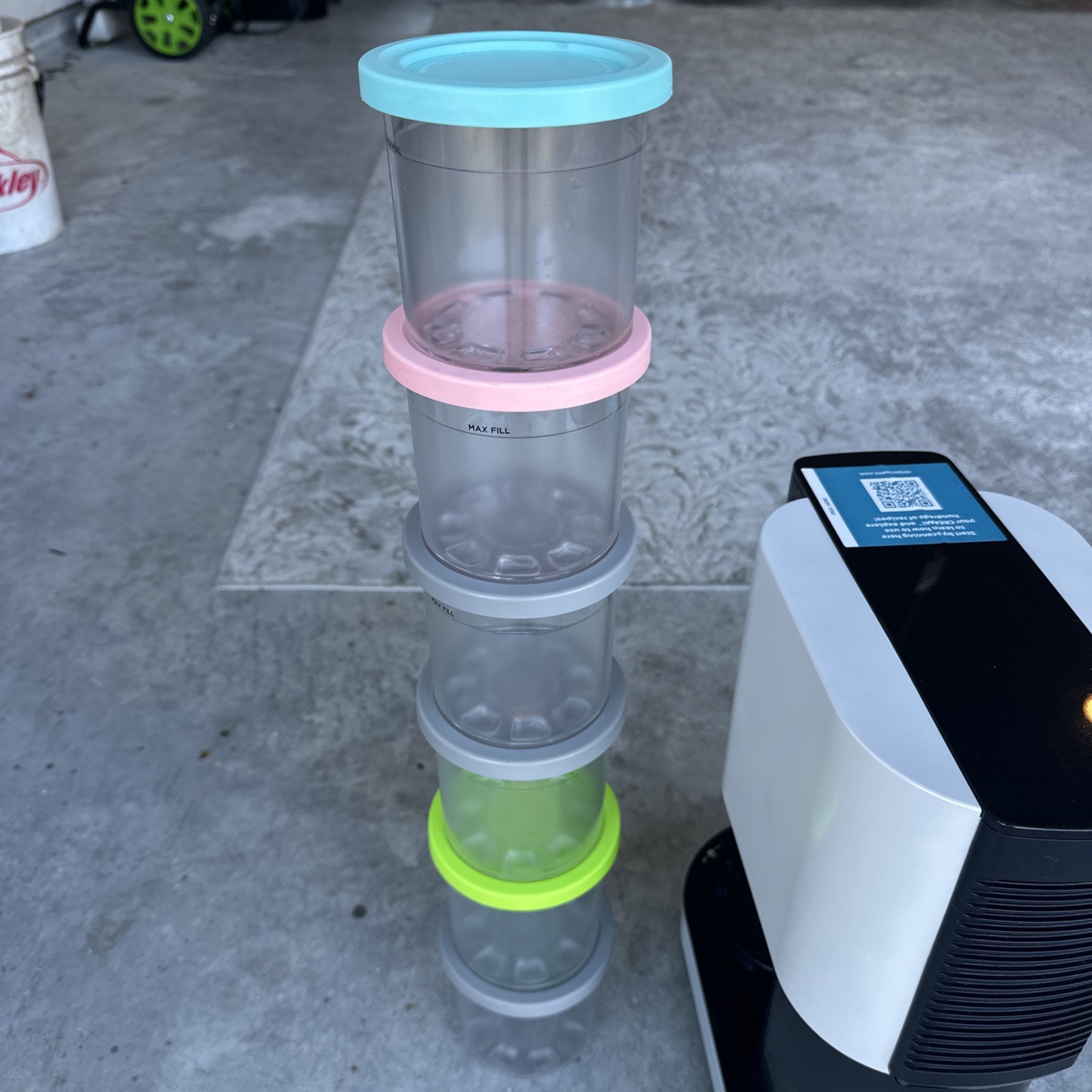 Ninja CREAMi Ice Cream Maker, for Gelato, Mix-ins, Milkshakes Sorbet, White