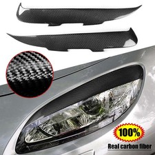 Kohlefaser Scheinwerfer-Augenlid Augenbraue Für 2009-2012 Mazda MX-5 Miata Paar
