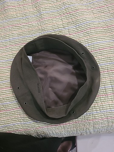 USMC Crown Service Cap Poly/Wool Gabardine Size 7 - Picture 2 of 3