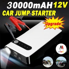 30000mAh Car Jump Starter Booster Jumper Box Power Bank Battery Charger Portable