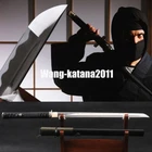 33" Full Tang Sharp Straight Japanese Wakizashi Ninja Sword Battle Ready Ninjato