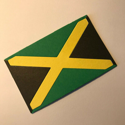 Flagge Flaggen Jamaika Nigeria Land National Stanzteile