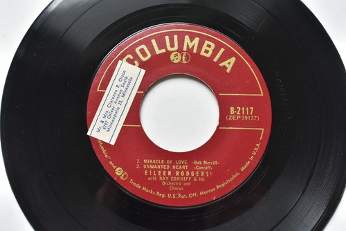 GUY MITCHELL EILEEN RODGERS SINGING THE BLUES PIC SLEEVE 4 SONG EP 45 7" RECORD - Picture 6 of 6