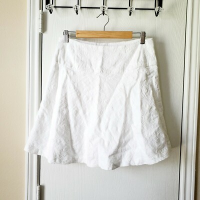 J. Mclaughlin Lilou Linen Skirt Size 6