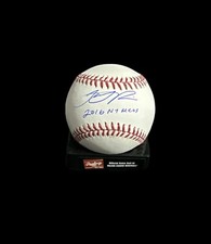 New York Mets TJ Rivera signed MLB Baseball with w/Cert